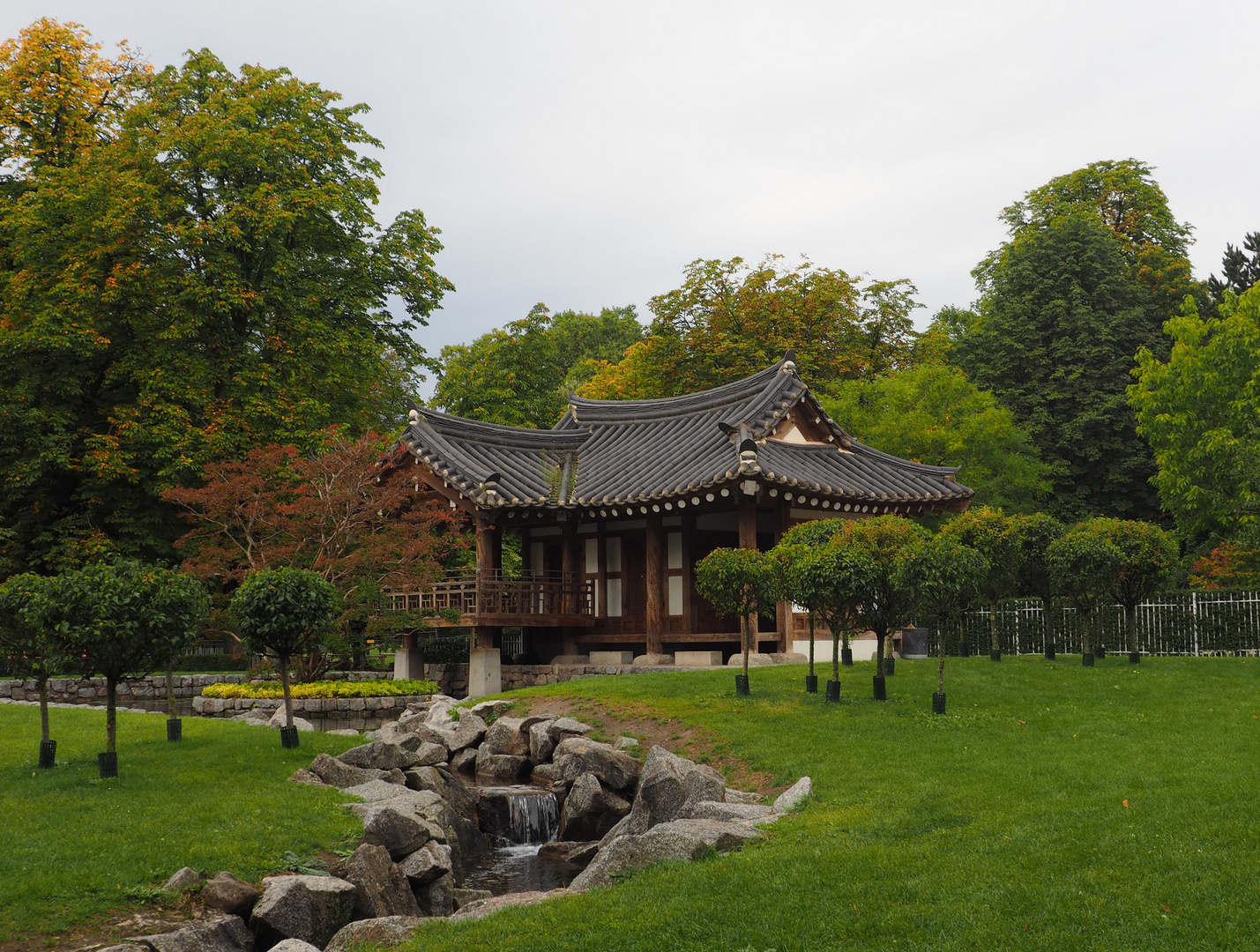 Koreanischer Garten Frankfurt… Foto & Bild natur