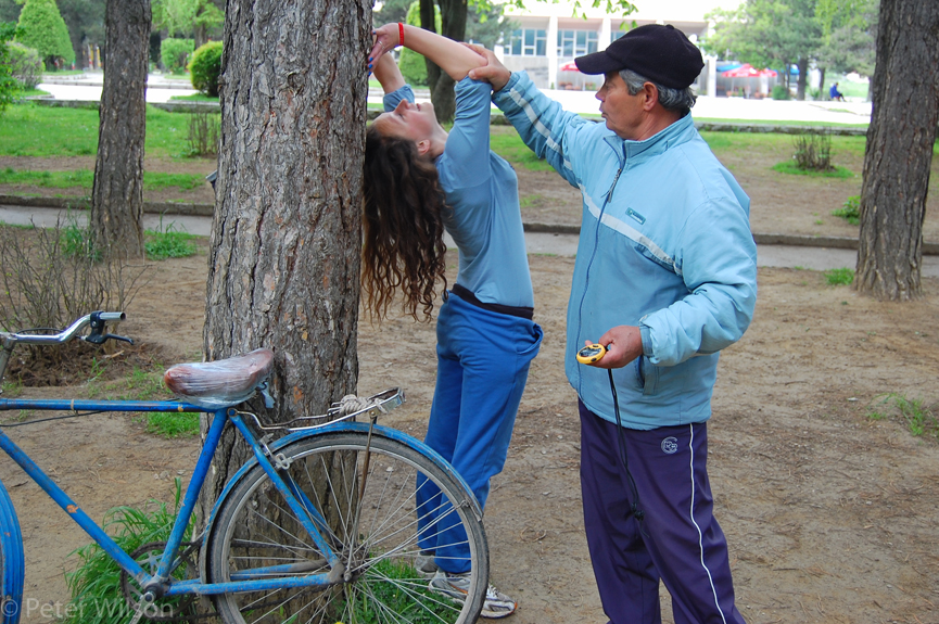 Korçe_Training in Park