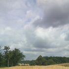 Korn und Wolken