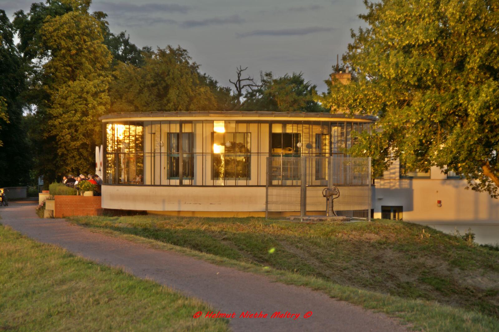 Kornhaus bei Sonnenuntergang