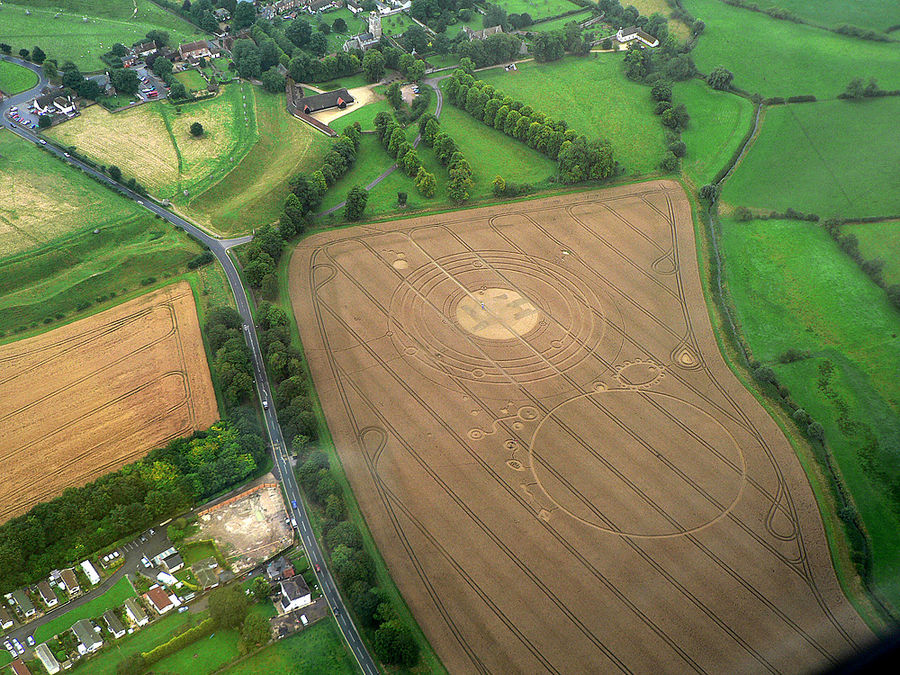 Kornkreis in Avebury