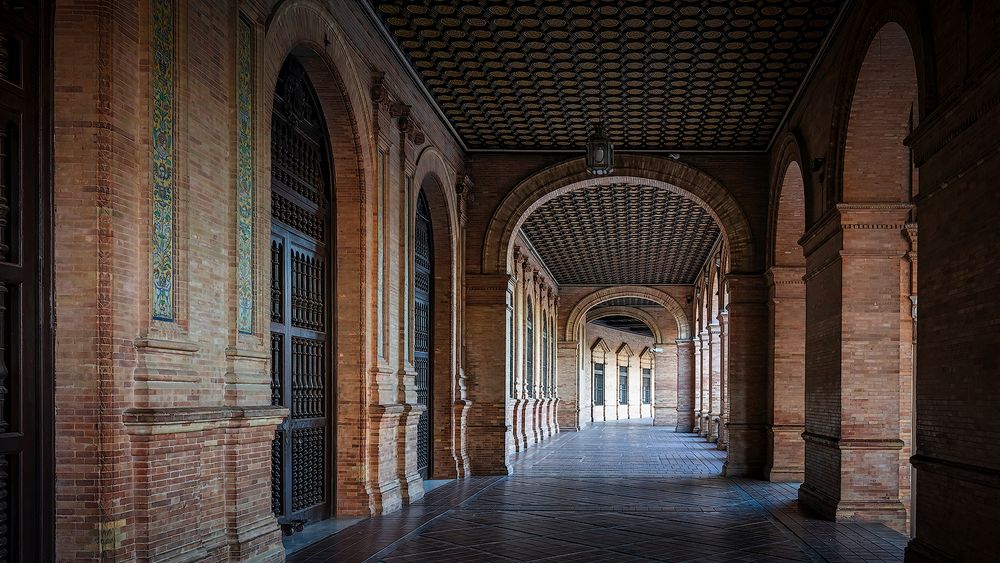 Korridor am Spanischen Platz