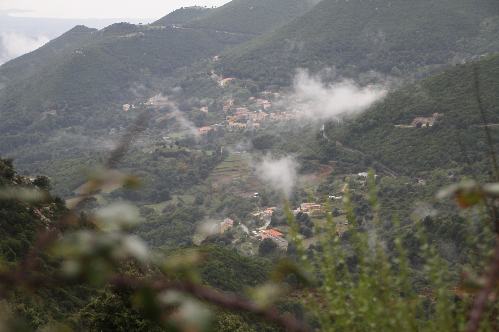 Korsika im Nebel