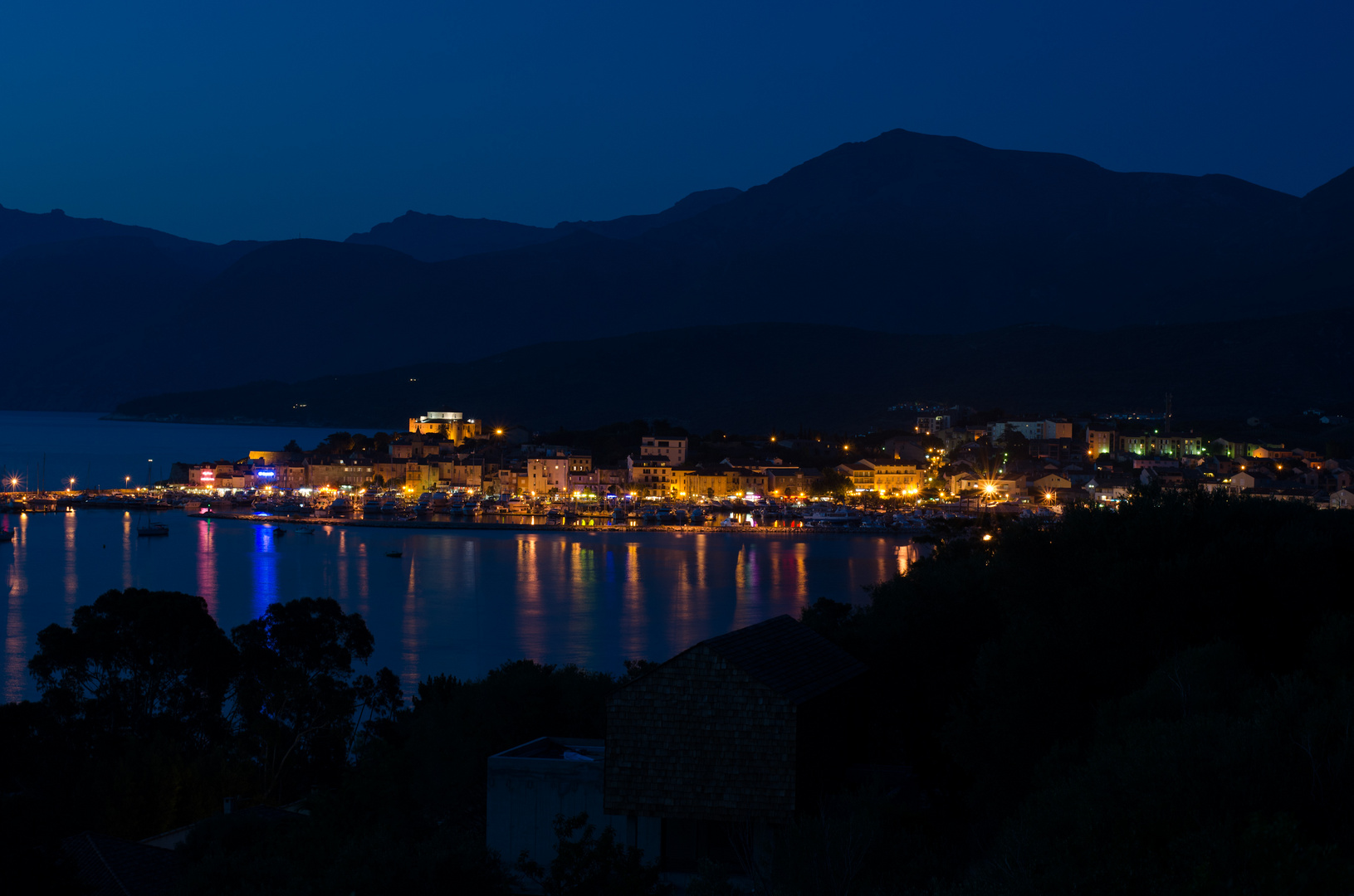 Korsika - Saint Florent bei Nacht