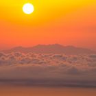 Korsischer Sonnenaufgang1: über der Isola di Montecristo