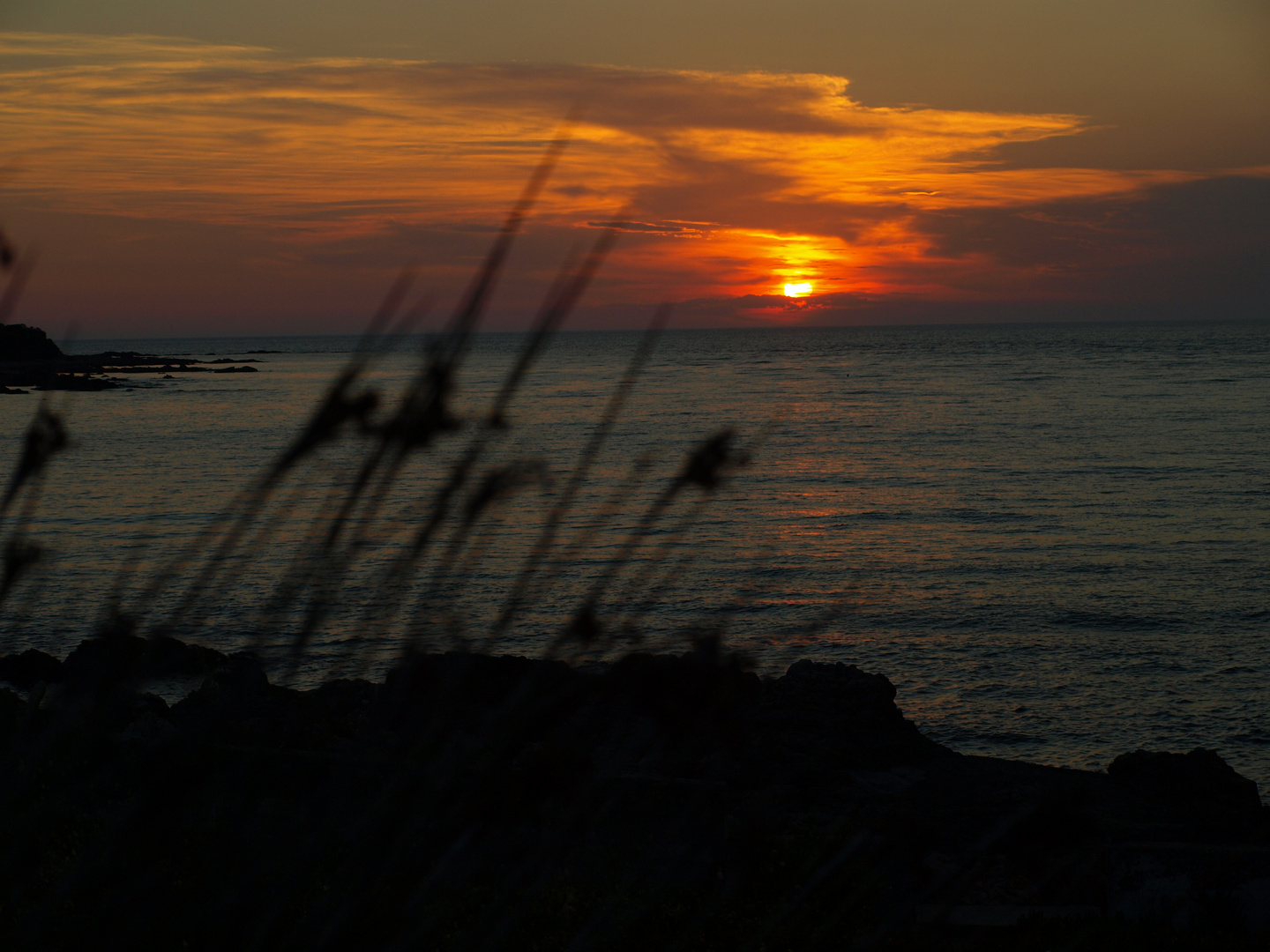 korsischer Sonnenuntergang