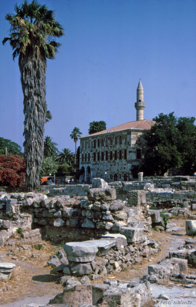 Kos, Ausgrabungen vor der Gazi-Hasan-Pascha-Moschee