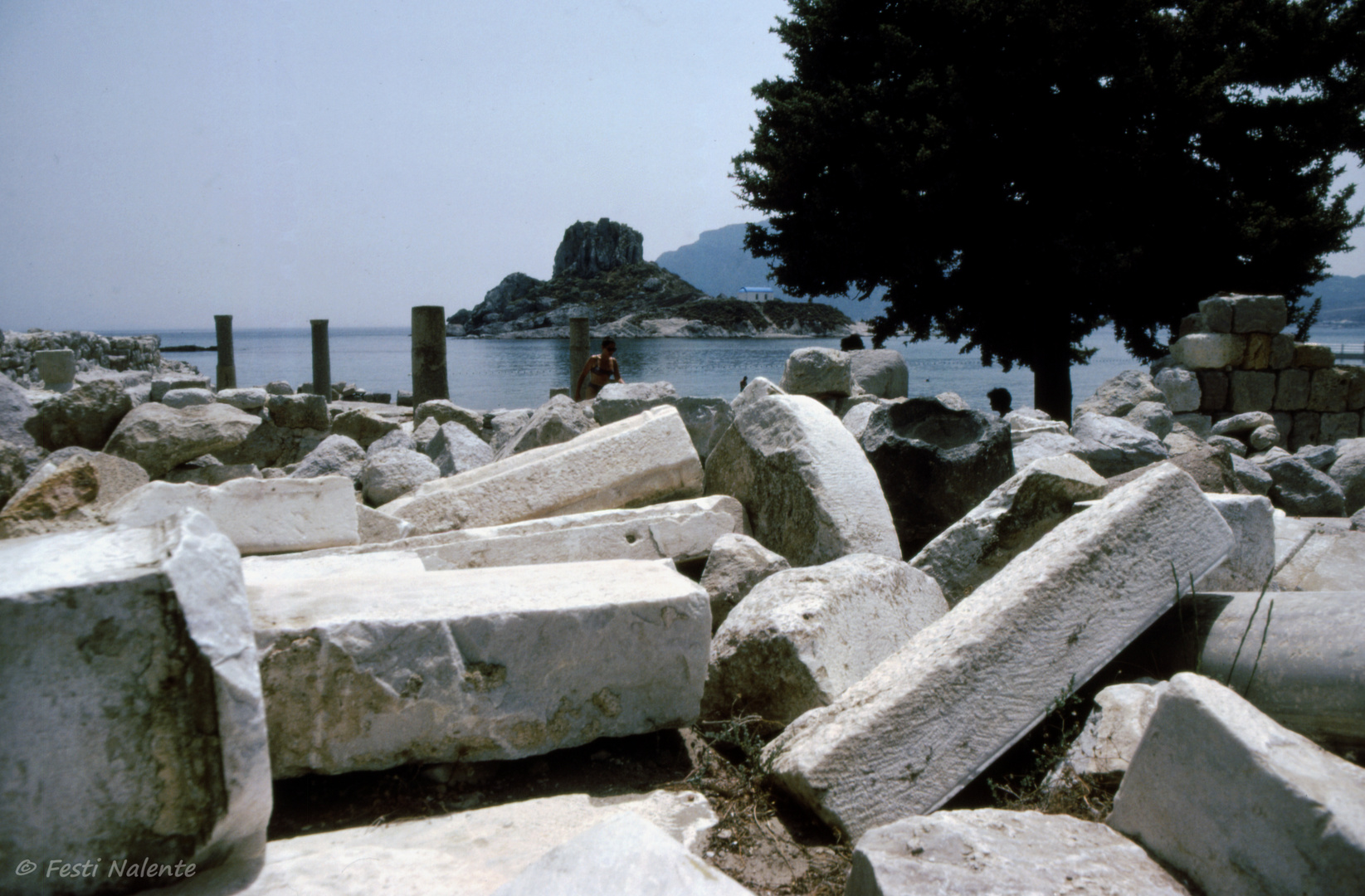 Kos, Ruinen der St. Stephanos Basilica an der Kefalos Beach