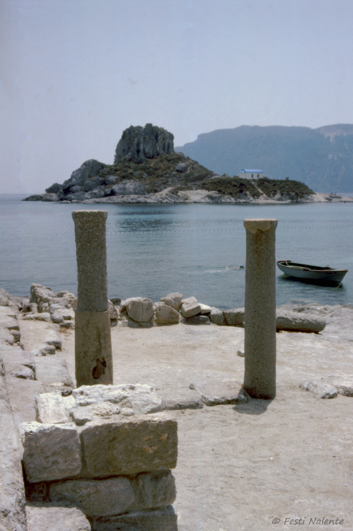 Kos, Ruinen der St. Stephanos Basilica an der Kefalos Beach_2