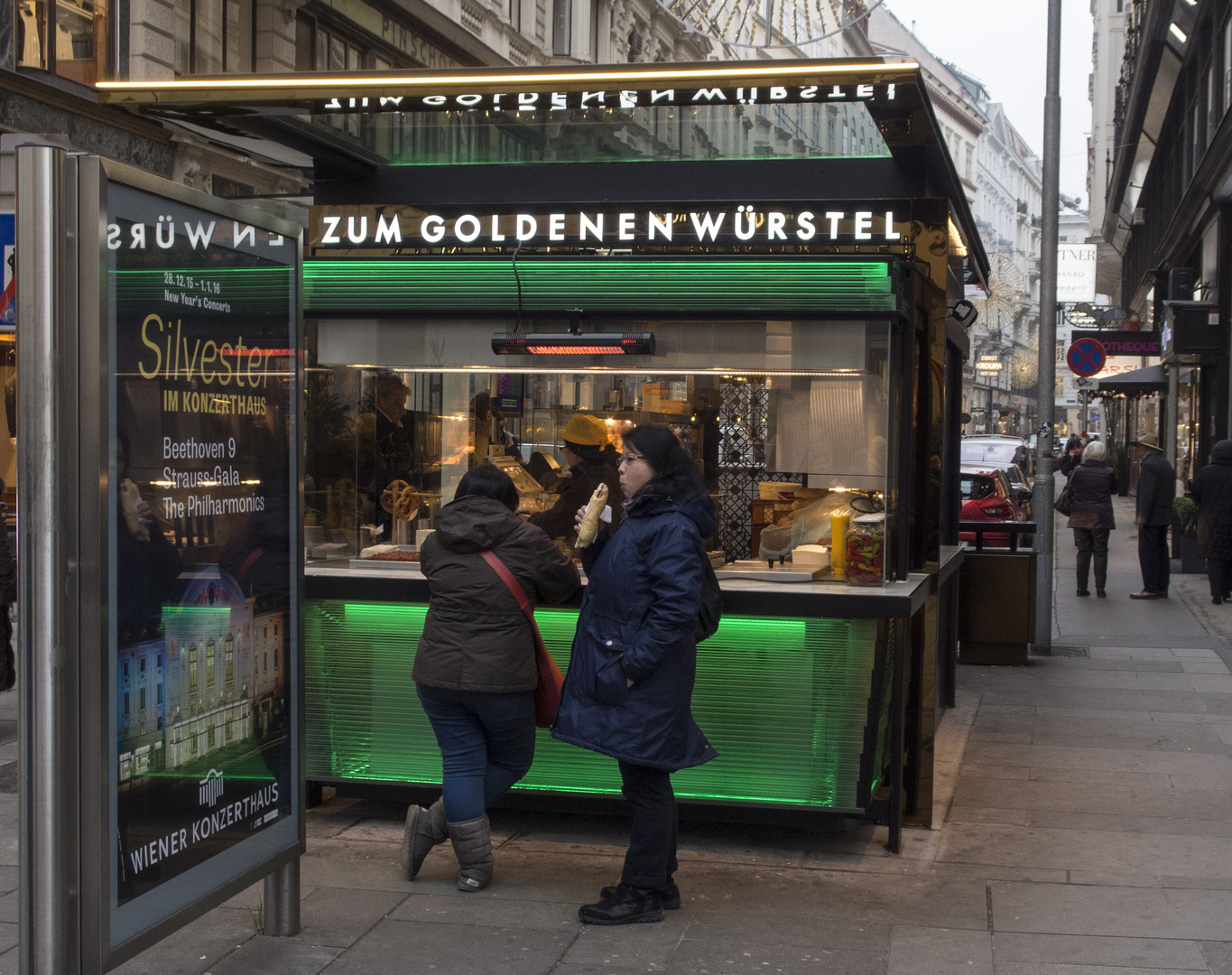 Kostbare Würstel in Wien