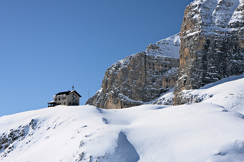 Kostner Hütte in den Dolomiten