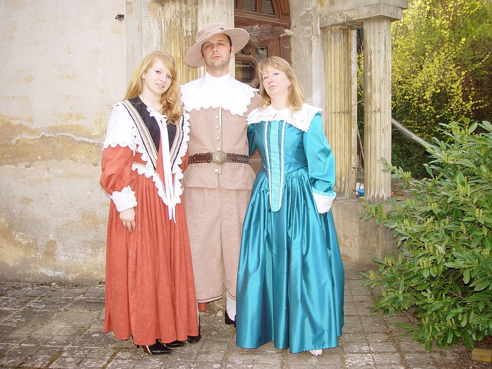 Kostümshooting in historischen Kostümen