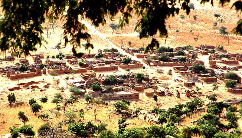 Koundou - "mein Dorf" an den Falaise de Bandiagarra