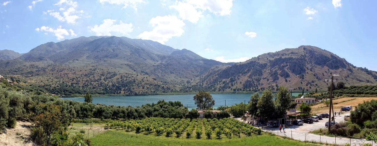 Kournas-See - der einzige Süßwassersee