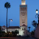 Koutoubia-Moschee zur blauen Stunde