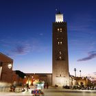 Koutoubia Moschee zur blauen Stunde