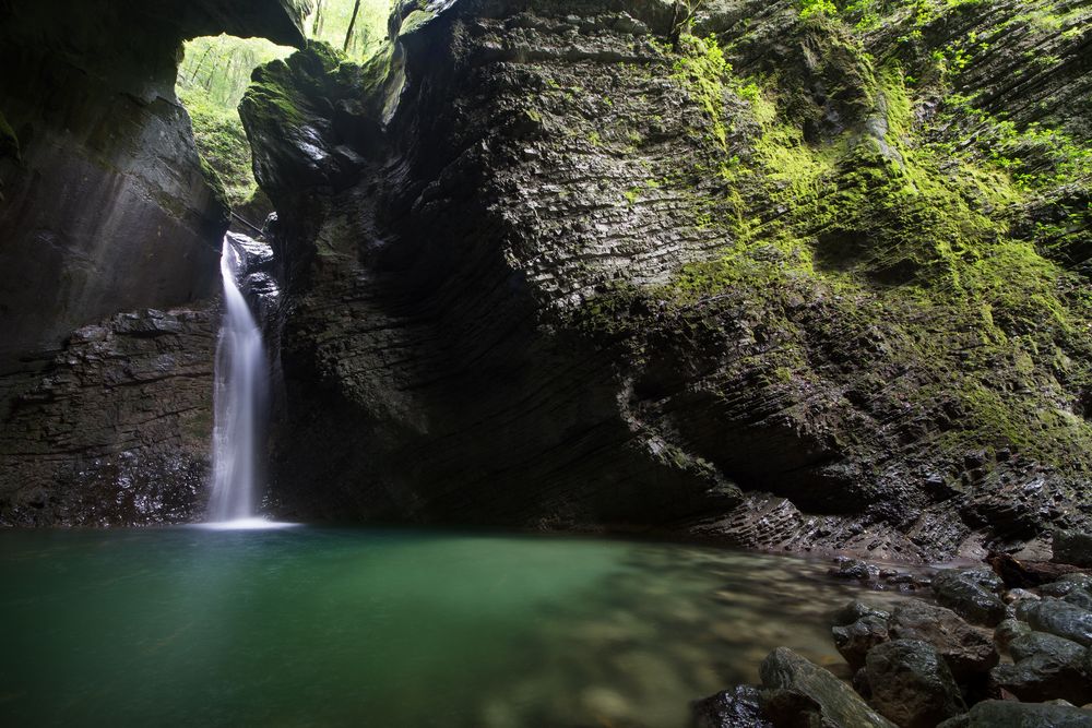 Kozjak Falls, Slovenia Foto & Bild outdoor, natur, langzeitbelichtung