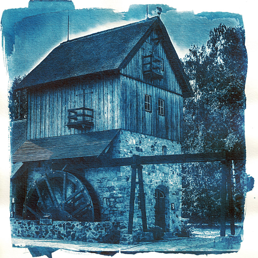 Krabat Mühle Schwarzkollm Foto & Bild techniken, cyanotypie, labor