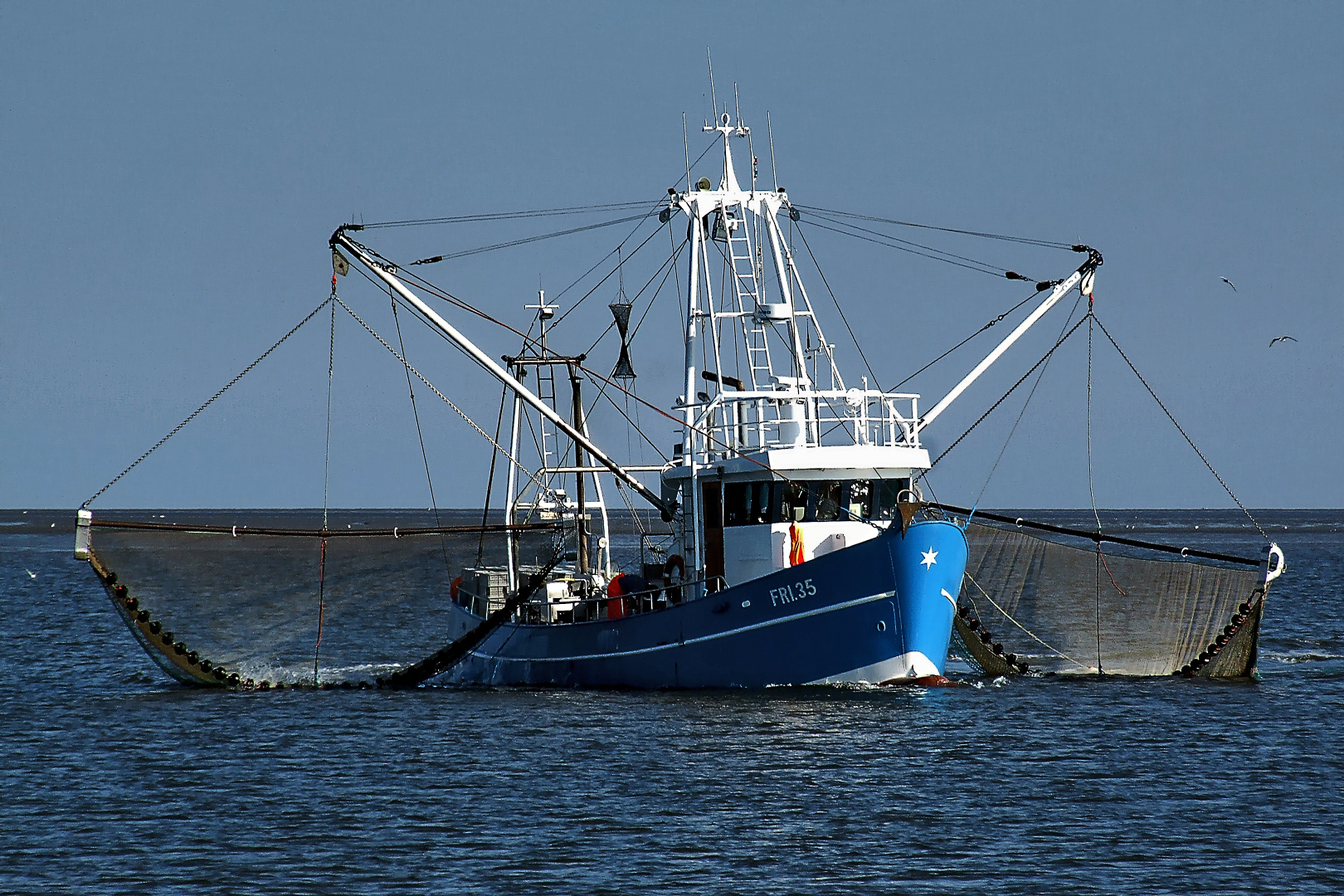 Krabbenfang vor Insel Trischen (01)