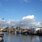 Krabbenkutter in Büsum, Herbst 2009