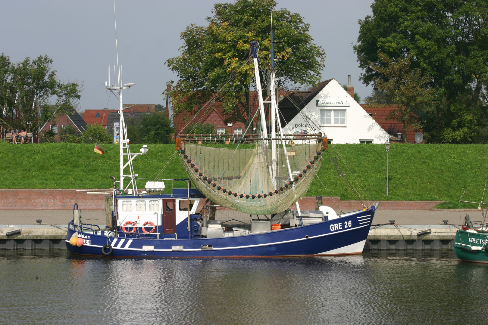 Krabbenkutter in Hafen