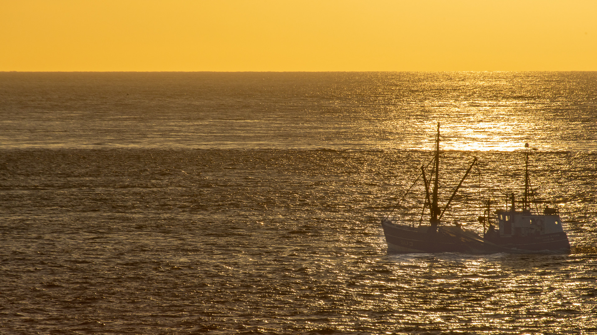 Krabbenkutter Sunset