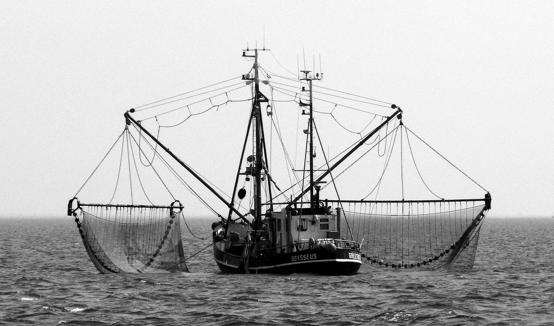 Krabbenkutter vor Borkum