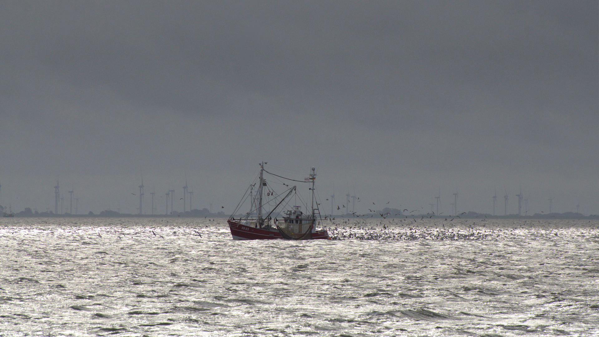 Krabbenkutter vor Büsum