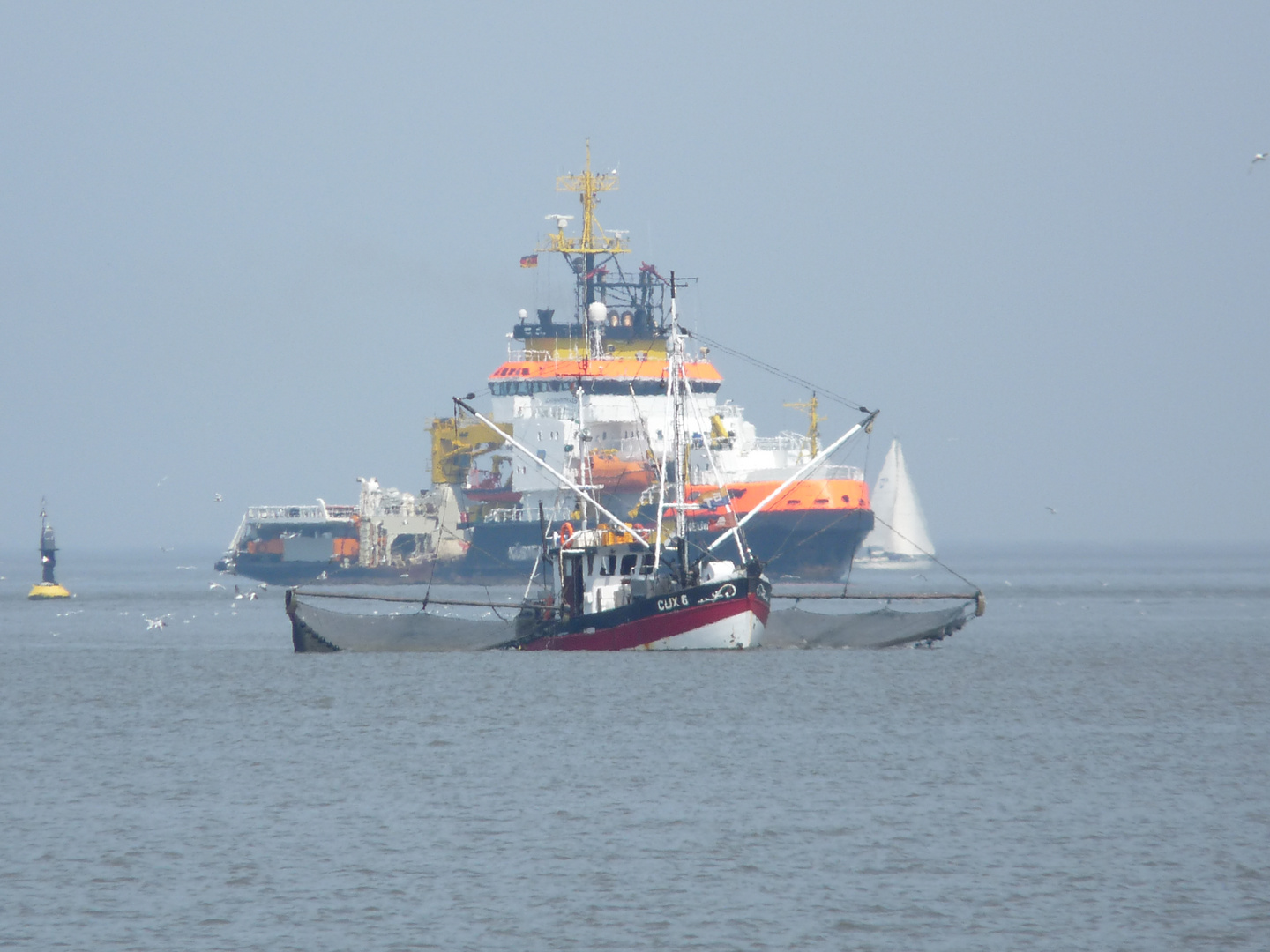 Krabbenkutter vor Cuxhaven