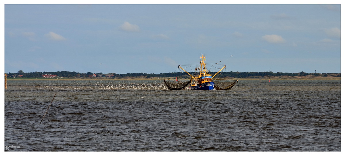 Krabbenkutter vor Neuharlingersiel