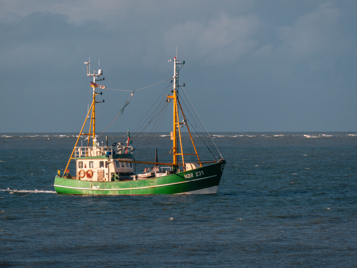 Krabbenkutter vor Norderney