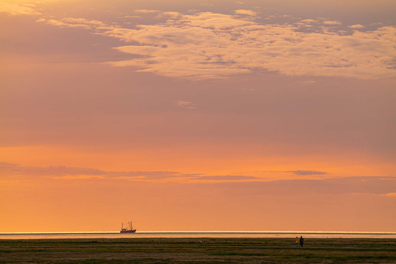 Krabbenkutter Westerhever Sand.