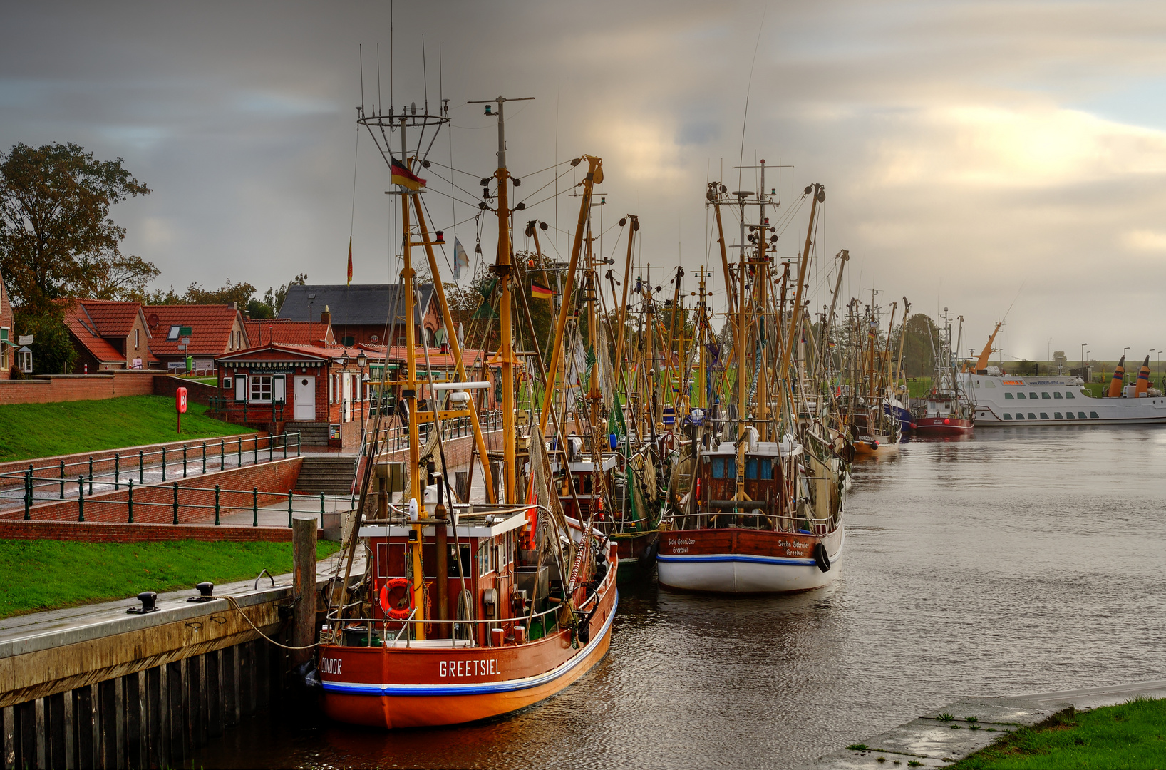 Krabbenkutterflotte in Greetsiel