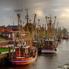 Krabbenkutterflotte in Greetsiel