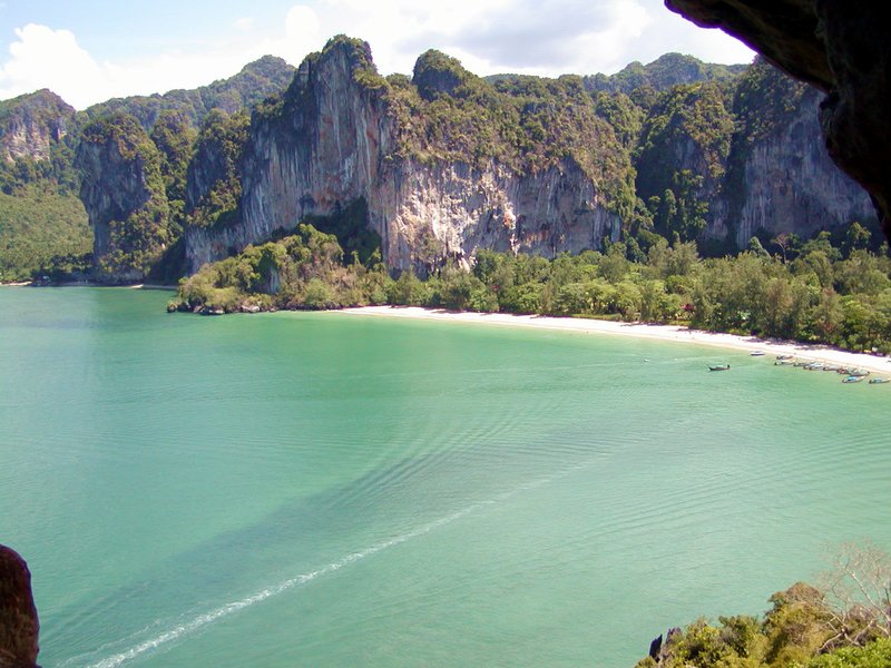 Krabi: Railey West vom Höhlenausgang aus