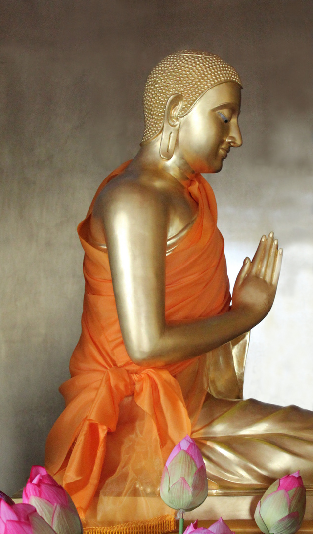 Krabi Stadt, What Kaeo Korawaram, Buddha " Meditation"