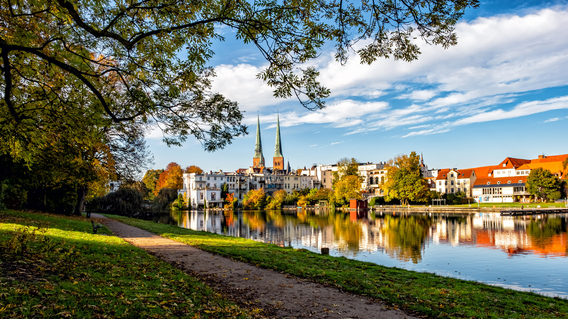 Krähenteich in Lübeck