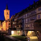 Krämerbrücke bei Nacht