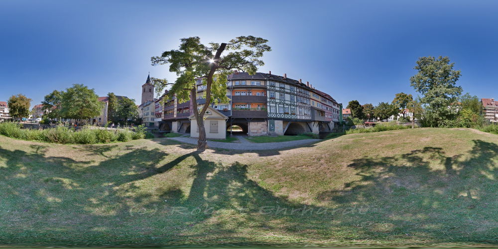 Krämerbrücke Erfurt, 360°x180°