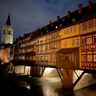 Krämerbrücke Erfurt by night