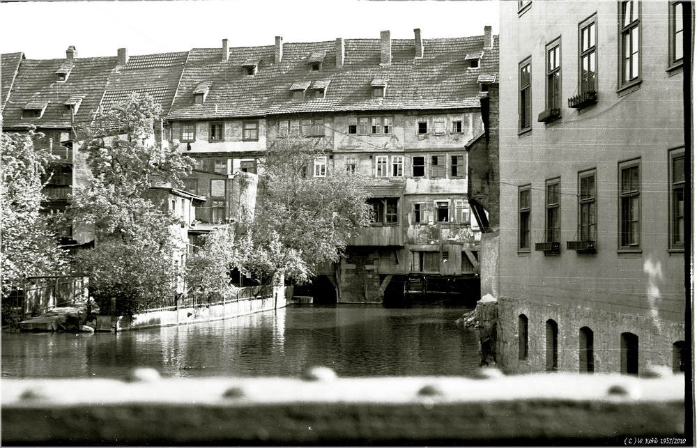 Krämerbrücke - Rückseite ...