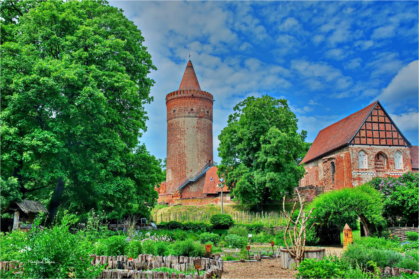 Kräutergarten - Burg Stargard / Mecklenburg