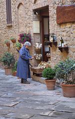 Kräuterladen in Pienza