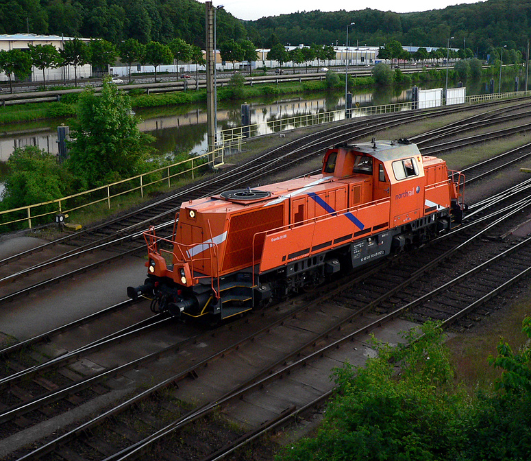 Kraftpaket in Orange