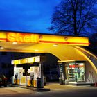 Kraftstation, ehemalige Caltex Tankstelle der 50er, Nürnberg