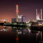 Kraftwerk bei Nacht