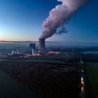 Kraftwerk Datteln zur blauen Stunde