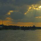 Kraftwerk Düsseldorf am Rhein