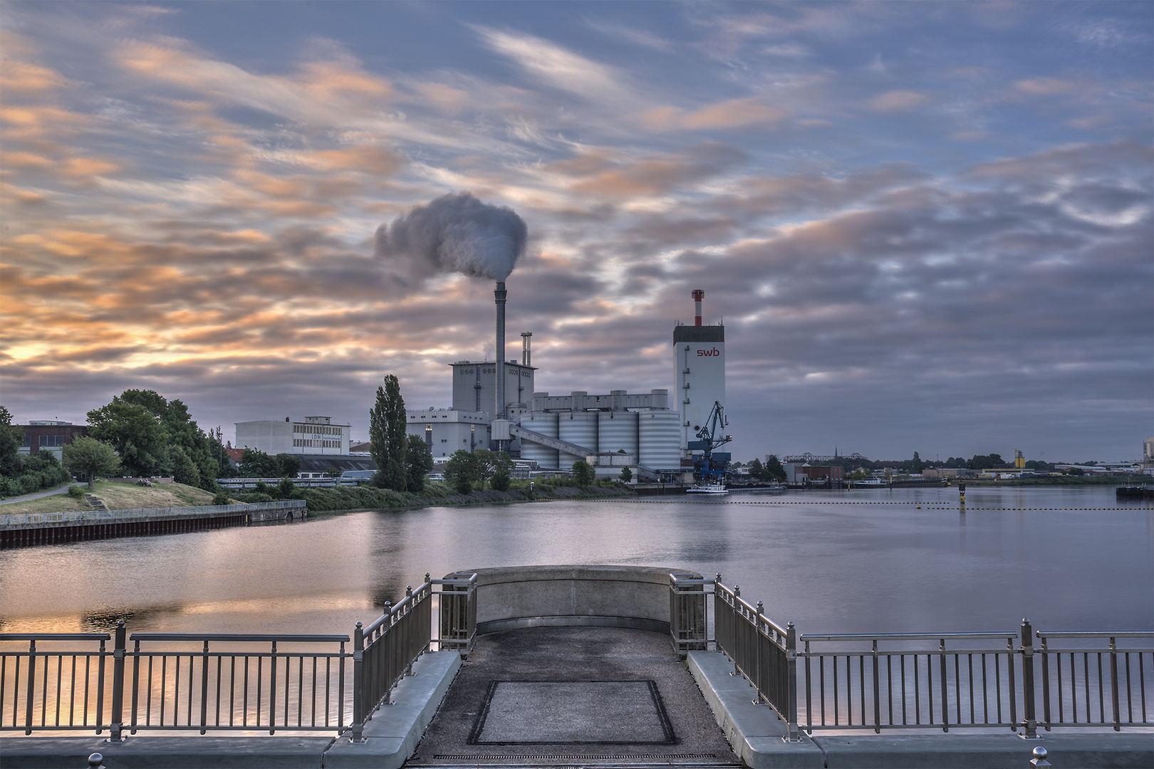 Kraftwerk Hafen Bremen Hemelingen