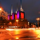 Kraftwerk Hannover-Linden bei Nacht